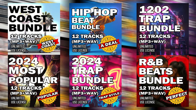 12-Beat Bundle - Instant Download & Custom Options Available