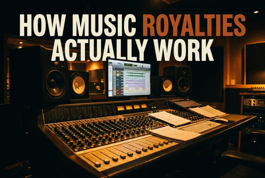 Professional recording studio representing music royalties and rights for independent artists