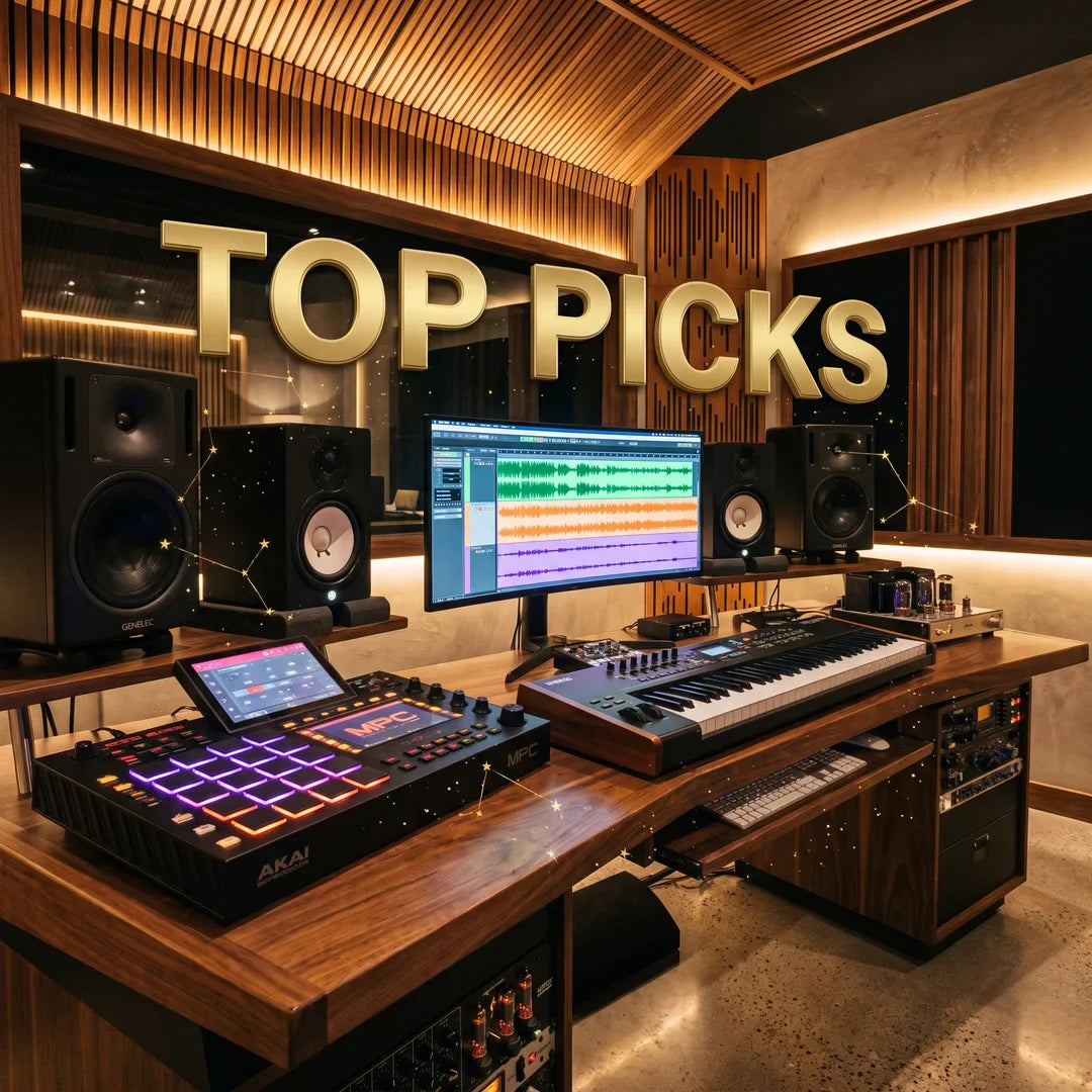Top Picks collection featuring bestselling hip hop, trap, and R&B instrumentals from 20 Dollar Beats.