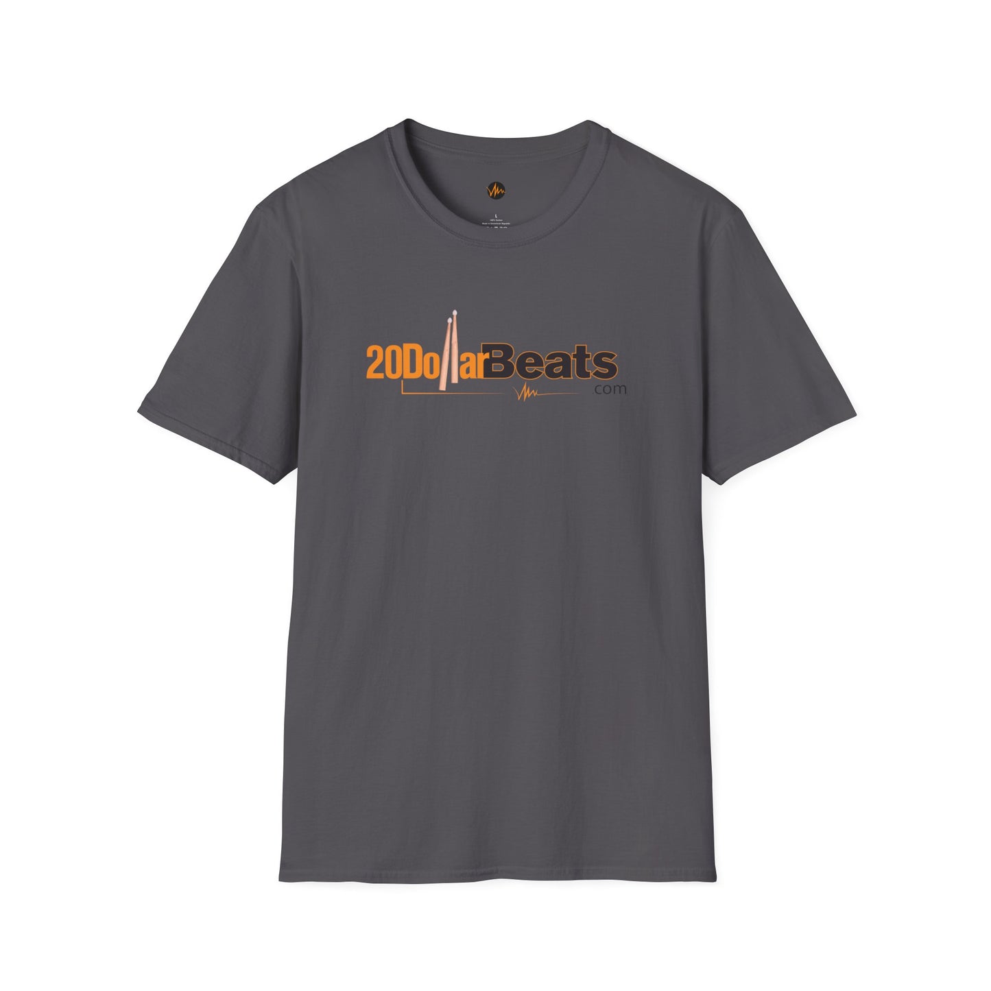 20DB Logo Unisex Softstyle T-Shirt - Support the 20DollarBeats family and wear it proudly!