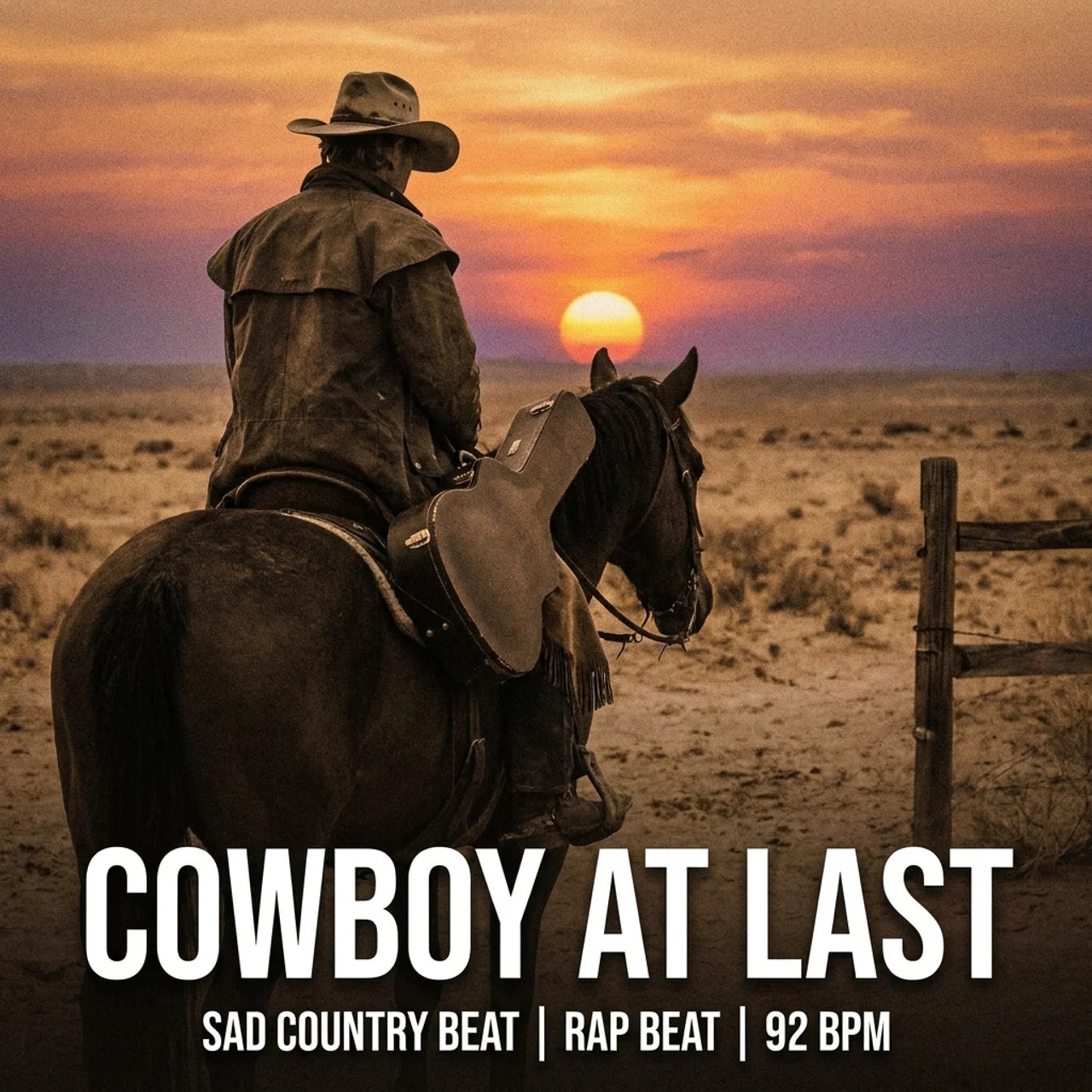 Cowboy at Last - Sad Country Beat | Rap Beat | 92 BPM