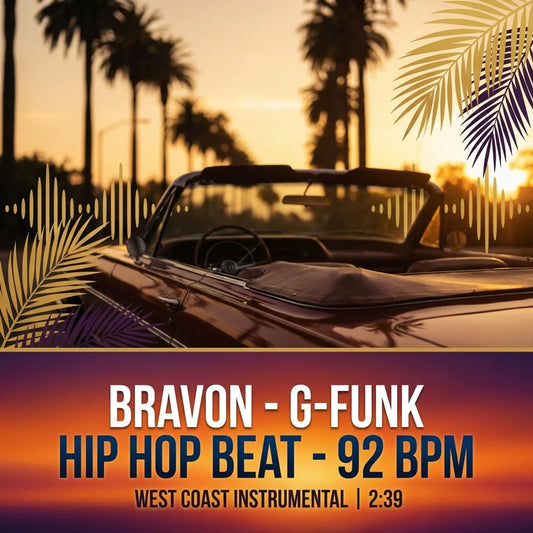 Bravon - G-Funk Hip Hop Beat - 92 BPM