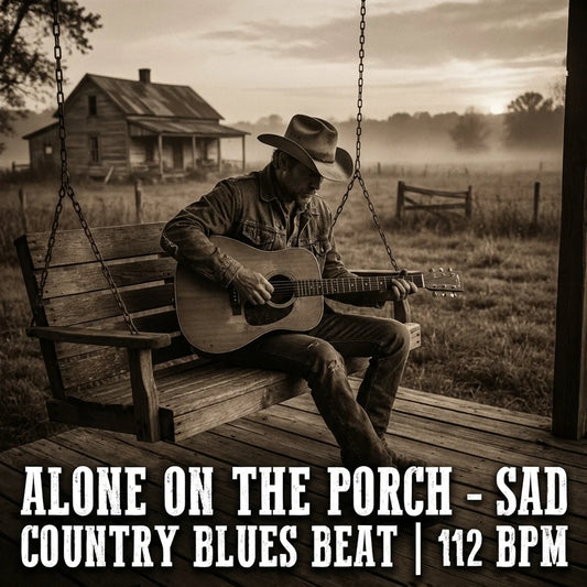 Alone on the Porch - Sad Country Blues Beat | 112 BPM