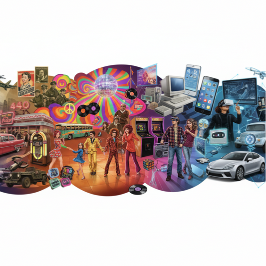 decades shown in images