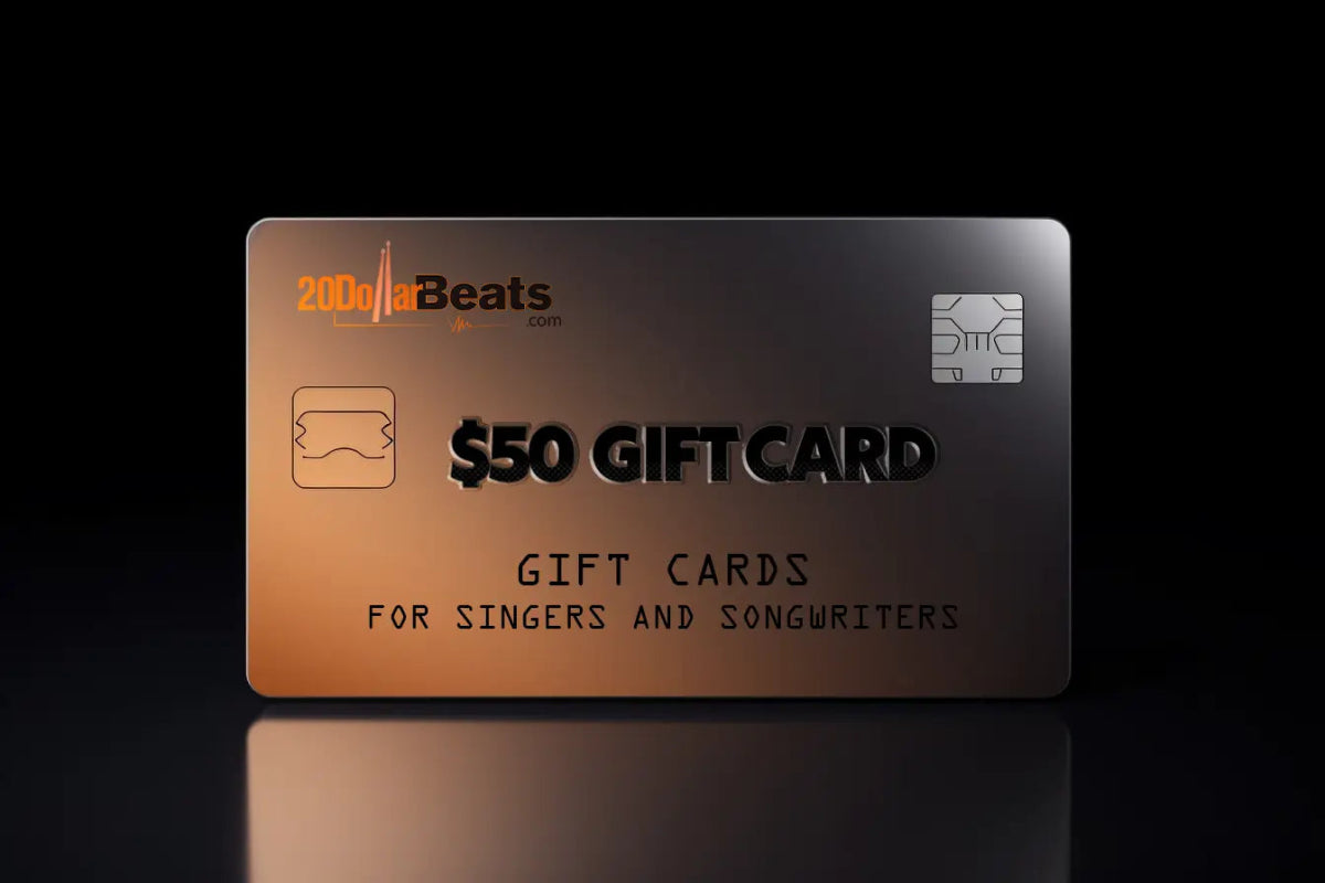 20DollarBeats Gift Cards for Singers and Songwriters! - 20DollarBeats.com